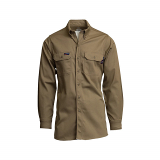 Lapco FR 7 oz. Khaki Uniform Shirt